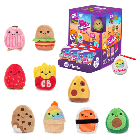 Fiesta: Cutie Beans Foodies Series 5 - 1 Blind Plastic Egg with 3" Plush Clip - Bards & Cards