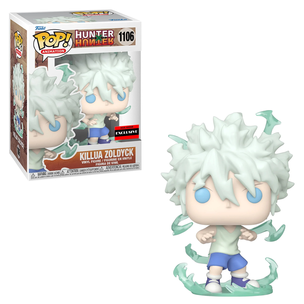 Funko POP! Hunter X Hunter - Killua Zoldyck Vinyl Figure #1106 AAA Anime Exclusive [READ DESCRIPTION] - 0