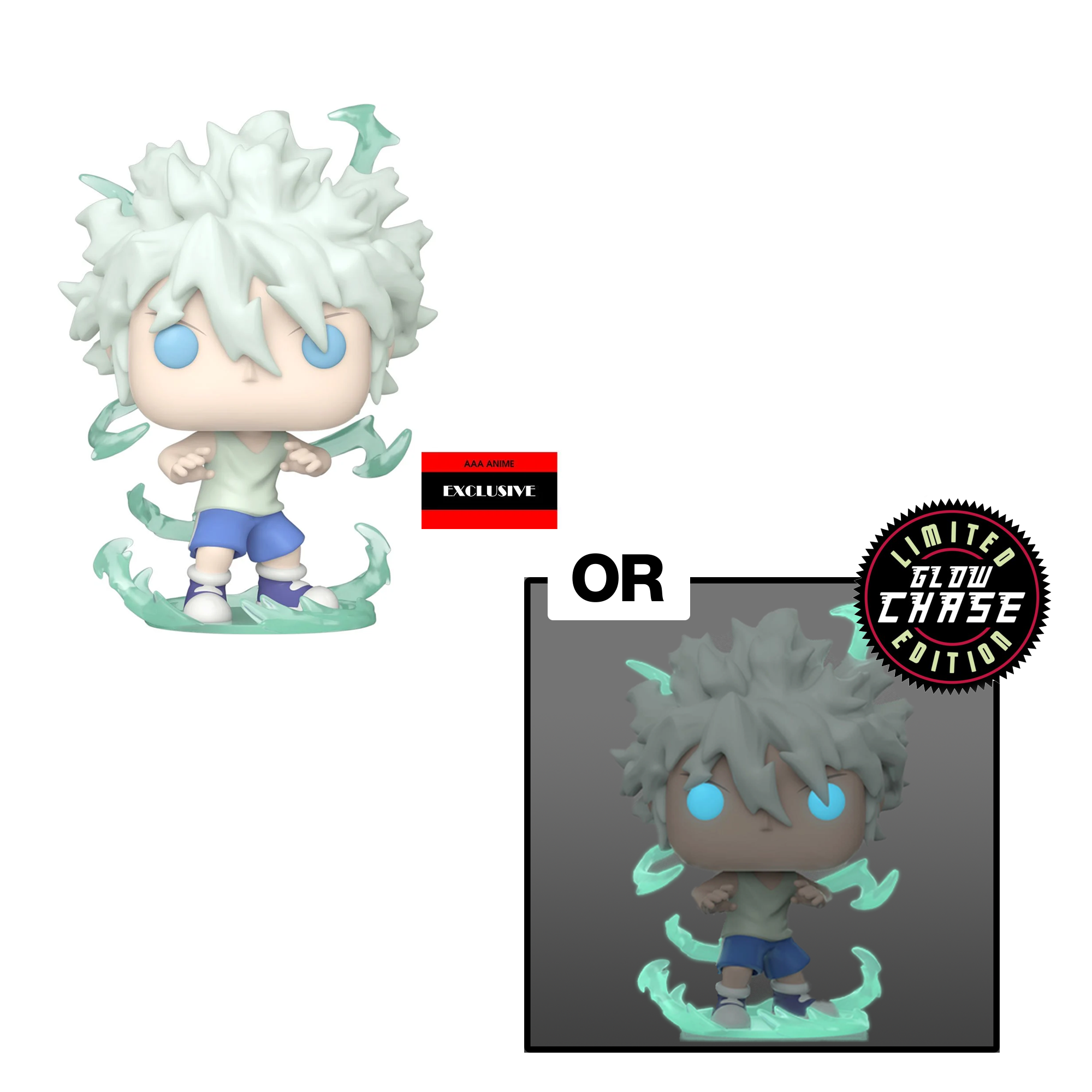 Funko POP! Hunter X Hunter - Killua Zoldyck Vinyl Figure #1106 AAA Anime Exclusive [READ DESCRIPTION]