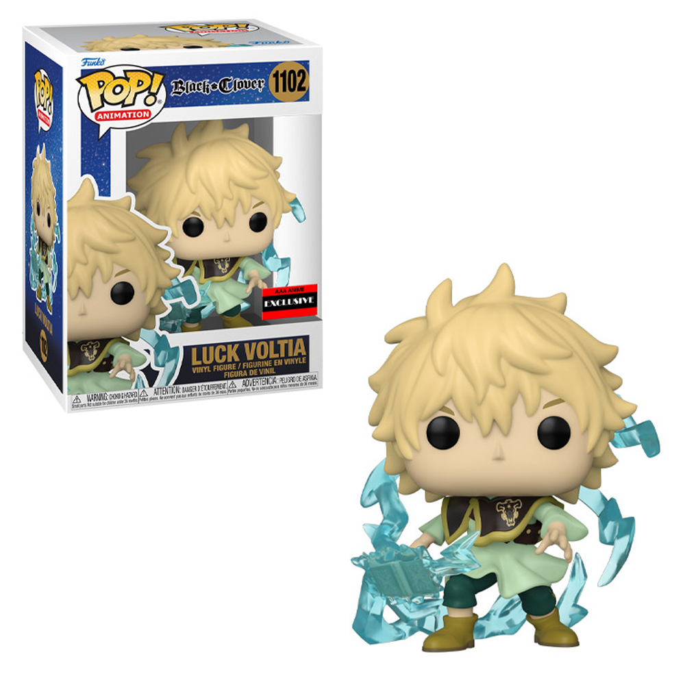 Funko POP! Black Clover - Luck Voltia Vinyl Figure AAA Anime Exclusive [READ DESCRIPTION] - 0