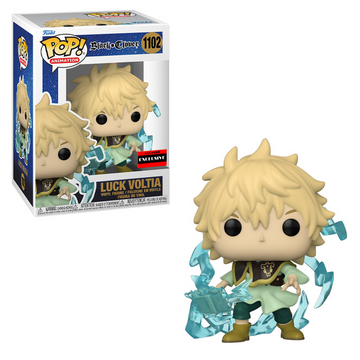Funko POP! Black Clover - Luck Voltia Vinyl Figure AAA Anime Exclusive - Bards & Cards
