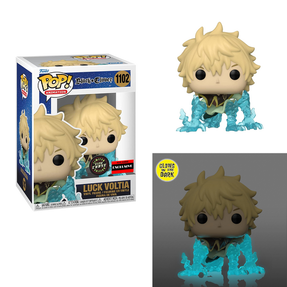 Funko POP! Black Clover - Luck Voltia Vinyl Figure AAA Anime Exclusive - Bards & Cards