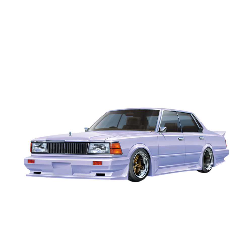 Aoshima: 1/24 Nissan Cedric 4DR HT Brougham (430) 1981 Scale Model Kit #6