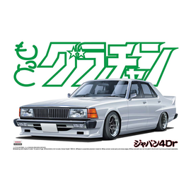 Aoshima: 1/24 Nissan Japan 4DR Motto Grachan Scale Model Kit #07 - Bards & Cards