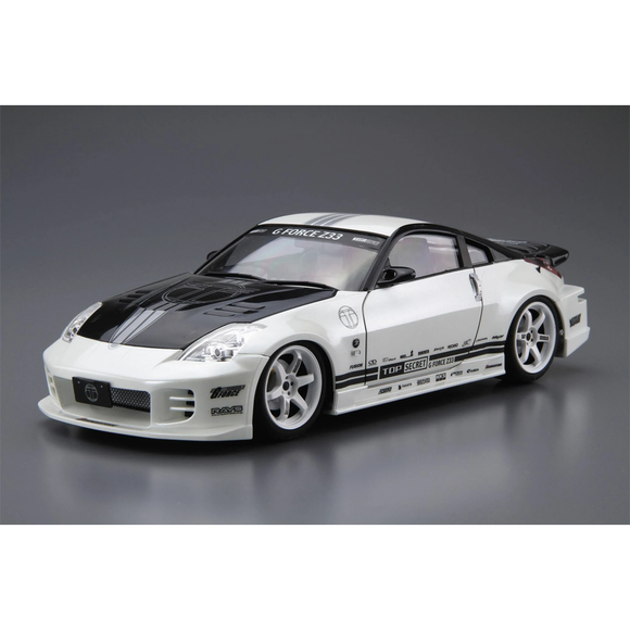 Aoshima: Nissan (2005) Top Secret Z33 Fairlady Z 1/24 Scale Model Kit #33 - Bards & Cards