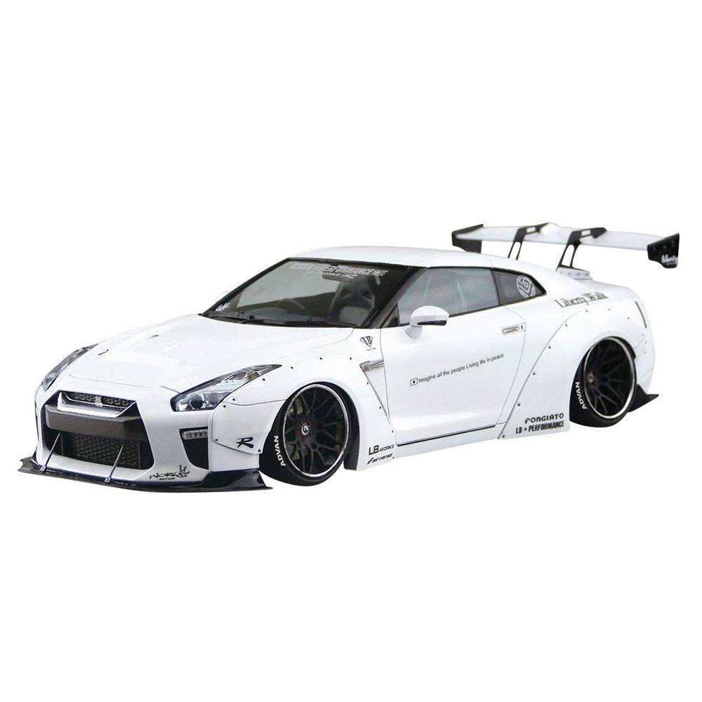 Aoshima: 1/24 LB-Works R35 GT-R Type 1.5 Scale Model Kit #11 - 0