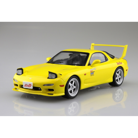 Aoshima: Initial D - 1/24 TAKAHASHI KEISUKE FD3S RX-7 COMICS VOL.1 Ver. Scale Model Kit #12 - Bards & Cards