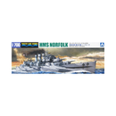 Aoshima: 1/700 HMS Norfolk British Heavy Cruiser Scale Model Kit #809 - Bards & Cards