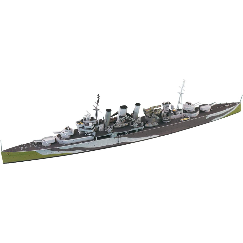 Aoshima: 1/700 HMS Kent (British Heavy Cruiser) Scale Model Kit #811 - 0