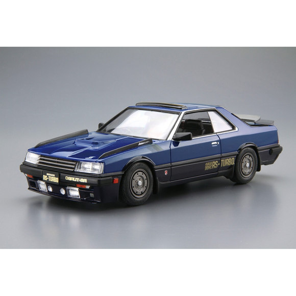 Aoshima: 1/24 NISSAN DR30 SKYLINE RS AERO CUSTOM '83 Scale Model Kit #108 - Bards & Cards