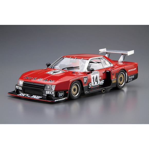 Aoshima: 1/24 NISSAN R30 SKYLINE TURBO GR.5 KYALAMI-9H-ENDURANCE '82 Scale Model Kit #112 - Bards & Cards