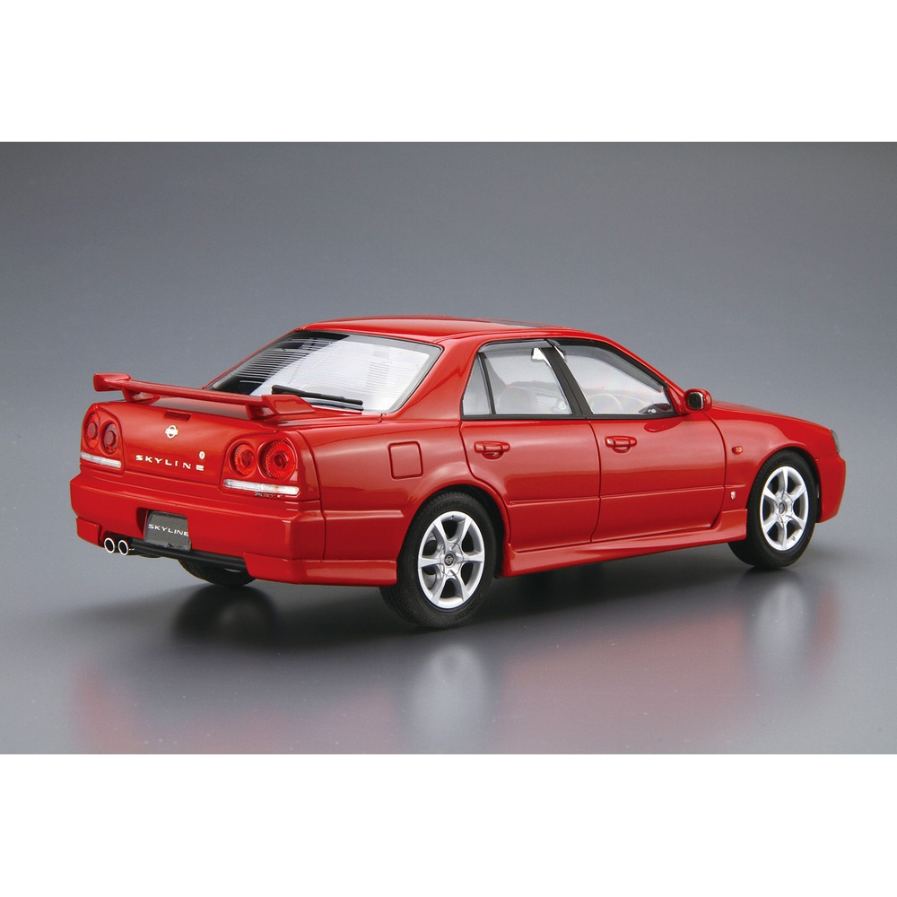 Aoshima: 1/24 NISSAN ER34 SKYLINE 25GT-X TURBO '98 Scale Model Kit #98