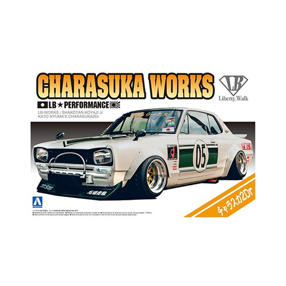 Aoshima: 1/24 LB-Works Charasuka2Dr Scale Model Kit #14 - Bards & Cards