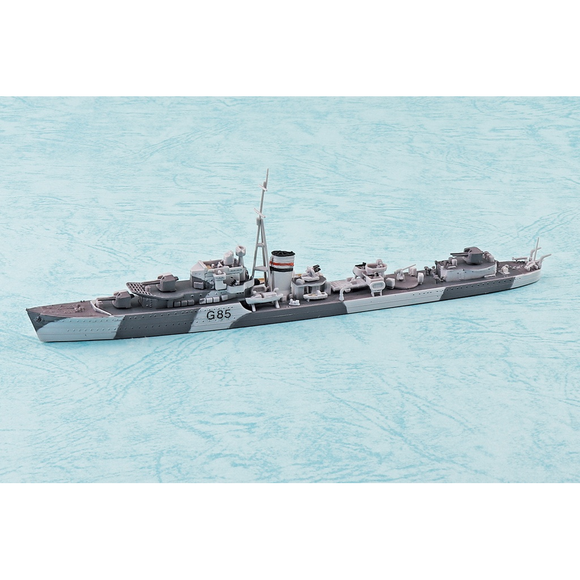 Aoshima: 1/700 HMS Jupiter (British Destroyer) Scale Model Kit #915 - Bards & Cards
