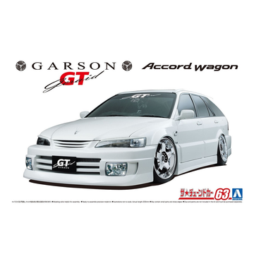 Aoshima: 1/24 Garson Geraid GT CF6 Accord Wagon '97 (Honda) Scale Model Kit #63 - Bards & Cards
