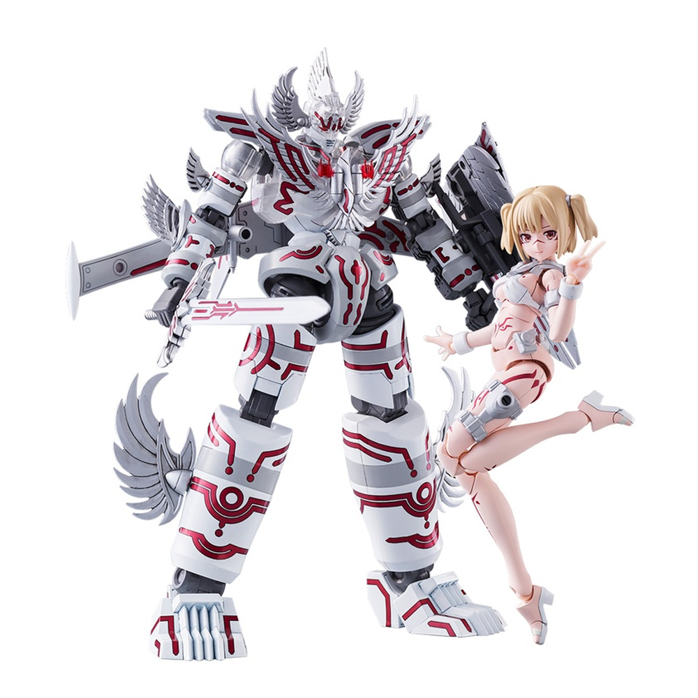 Aoshima: Gattai Robot Atlanger - ACKS Atlanger and Omega Model Kit Set Scale Model Kit