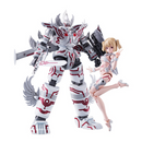 Aoshima: Gattai Robot Atlanger - ACKS Atlanger and Omega Model Kit Set Scale Model Kit - Bards & Cards