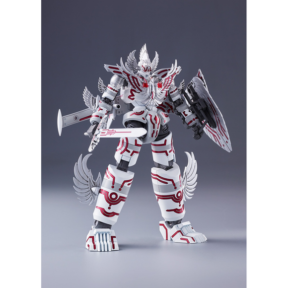 Aoshima: Gattai Robot Atlanger - ACKS Atlanger and Omega Model Kit Set Scale Model Kit - Bards & Cards