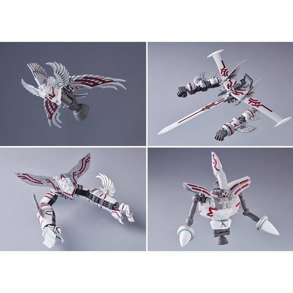 Aoshima: Gattai Robot Atlanger - ACKS Atlanger and Omega Model Kit Set Scale Model Kit - Bards & Cards