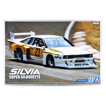 Aoshima: 1/24 Nissan KS110 Silvia Super Silhouette '82 Scale Model Kit #23 - Bards & Cards
