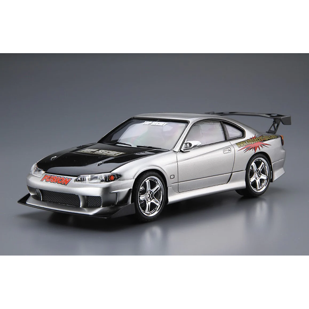 Aoshima: 1/24 Top Secret S15 SILVIA '99 (Nissan) Scale Model Kit #24 - Bards & Cards