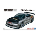 Aoshima: 1/24 Top Secret S15 SILVIA '99 (Nissan) Scale Model Kit #24 - Bards & Cards