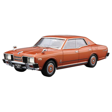 Aoshima: 1/24 Nissan P332 Cedri/Gloria 4HT 280E Brougham '78 Scale Model Kit #53 - Bards & Cards