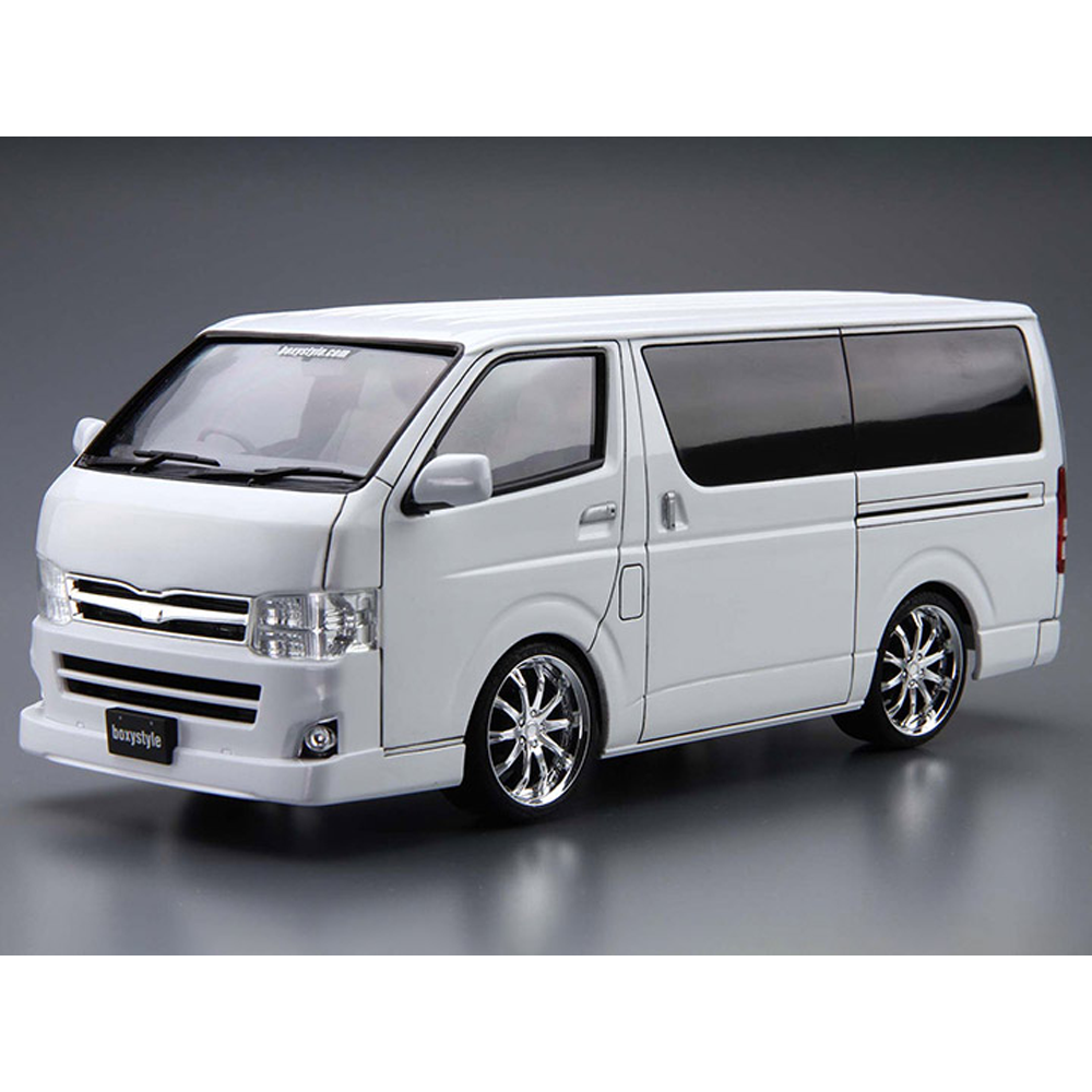 Aoshima: 1/24 Boxystyle TRH200V Toyota Hiace GL'10 Scale Model Kit #03 - 0