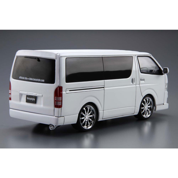 Aoshima: 1/24 Boxystyle TRH200V Toyota Hiace GL'10 Scale Model Kit #03 - Bards & Cards
