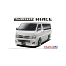 Aoshima: 1/24 Boxystyle TRH200V Toyota Hiace GL'10 Scale Model Kit #03 - Bards & Cards