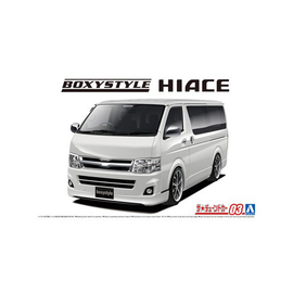 Aoshima: 1/24 Boxystyle TRH200V Toyota Hiace GL'10 Scale Model Kit #03 - Bards & Cards