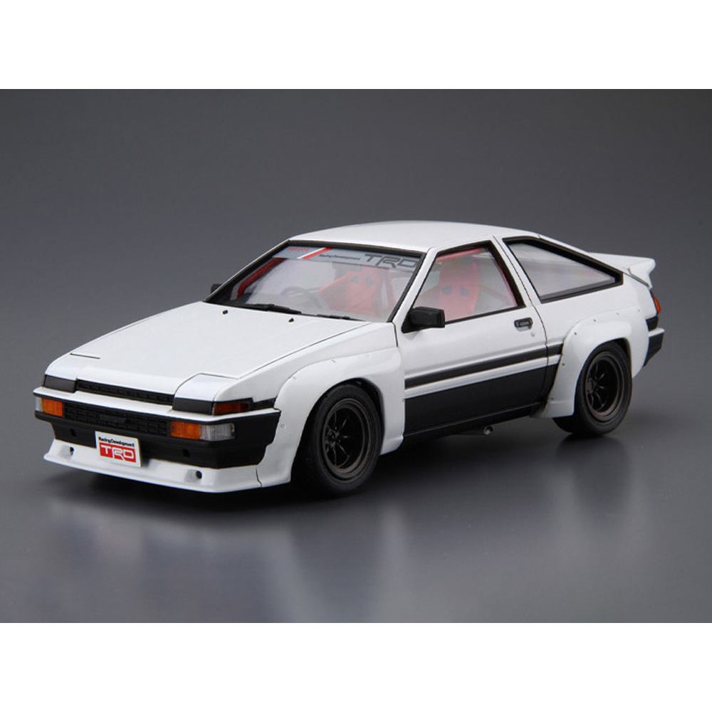 Aoshima: 1/24 TRD AE86TRUENO N2 '85 TOYOTA Scale Model Kit #29