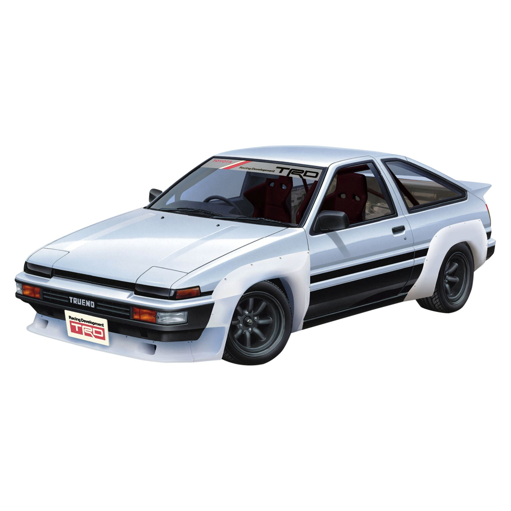 Aoshima: 1/24 TRD AE86TRUENO N2 '85 TOYOTA Scale Model Kit #29