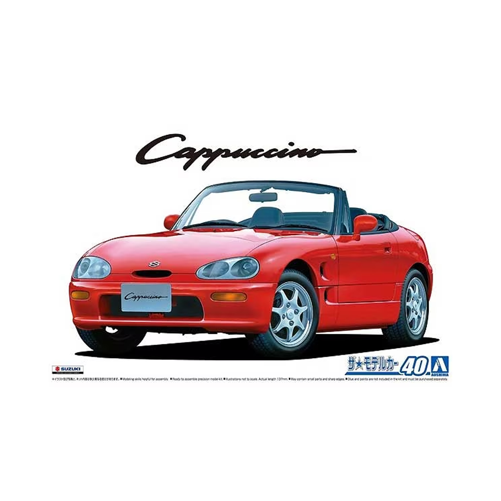 Aoshima: 1/24 Suzuki EA11R Cappuccino 1991 Scale Model Kit #40 - 0