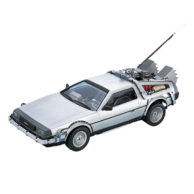 Aoshima: Back to the Future Part I DeLorean 1/24 Scale Model Kit #BT-01 - Bards & Cards