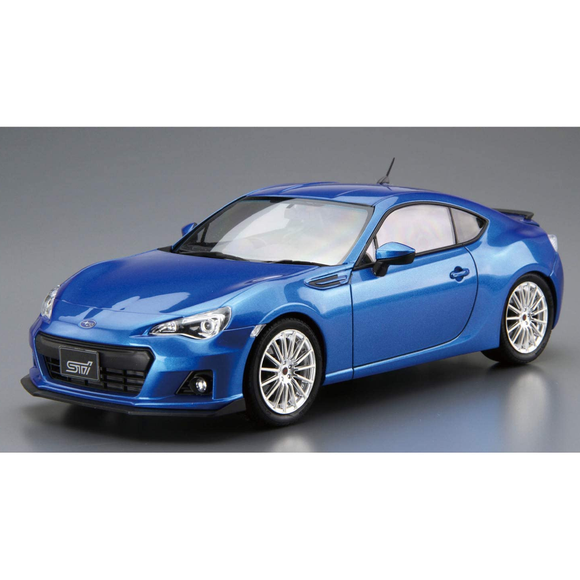 Aoshima: Subaru (2012) STI ZC6 BRZ 1/24 Scale Model Kit #44 - Bards & Cards