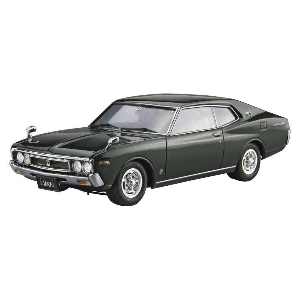 Aoshima: 1/24 Nissan KHC130 Laurel HT 2000SGX '72 Scale Model Kit #14 - 0