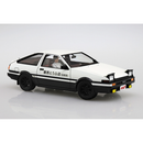Aoshima: 1/24 Initial D - Takumi Fujiwara AE86 Trueno (Project D Ver.) with Driver Scale Model Kit #14 - Bards & Cards