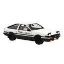 Aoshima: 1/24 Initial D - Takumi Fujiwara AE86 Trueno (Project D Ver.) with Driver Scale Model Kit #14 - Bards & Cards