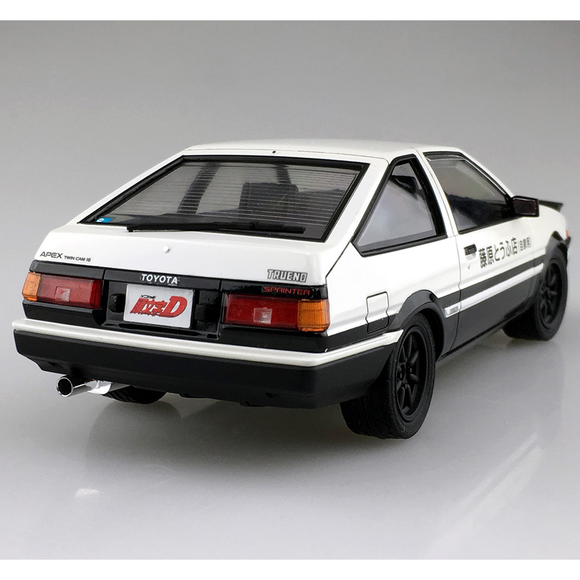 Aoshima: Initial D - Takumi Fujiwara's AE86 Trueno (Project D Ver.) 1/24 Scale Model Kit - Bards & Cards