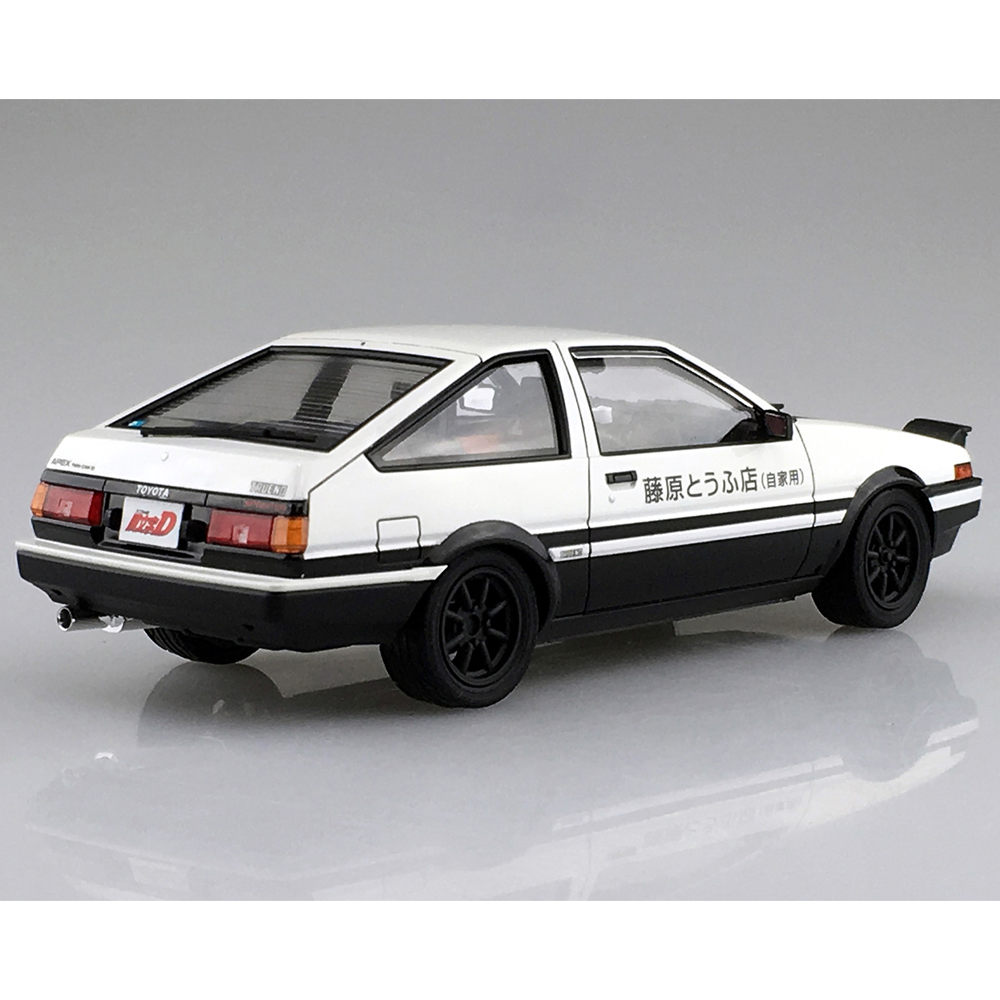 Aoshima: Initial D - Takumi Fujiwara's AE86 Trueno (Project D Ver.) 1/24 Scale Model Kit