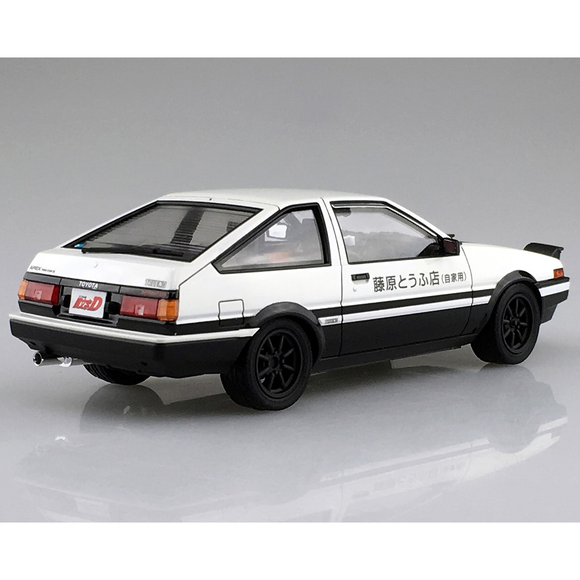 Aoshima: Initial D - Takumi Fujiwara's AE86 Trueno (Project D Ver.) 1/24 Scale Model Kit - Bards & Cards