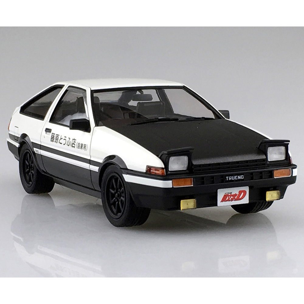 Aoshima: Initial D - Takumi Fujiwara's AE86 Trueno (Project D Ver.) 1/24 Scale Model Kit