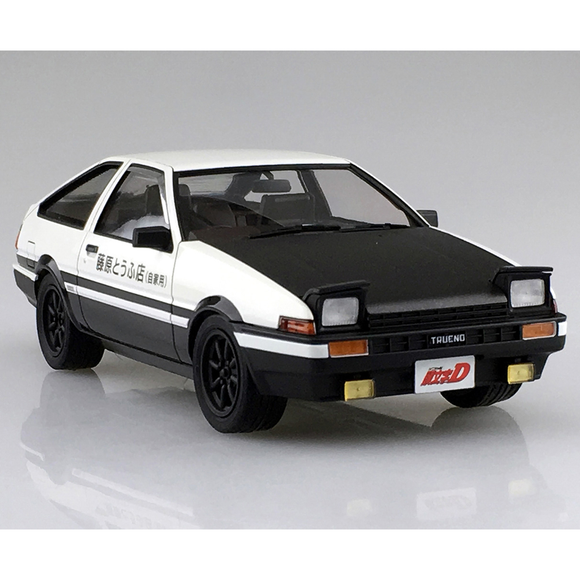 Aoshima: Initial D - Takumi Fujiwara's AE86 Trueno (Project D Ver.) 1/24 Scale Model Kit - Bards & Cards