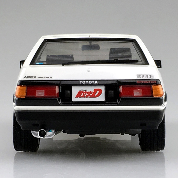 Aoshima: Initial D - Takumi Fujiwara's AE86 Trueno (Project D Ver.) 1/24 Scale Model Kit - Bards & Cards