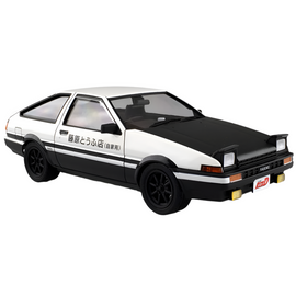 Aoshima: Initial D - Takumi Fujiwara's AE86 Trueno (Project D Ver.) 1/24 Scale Model Kit - Bards & Cards