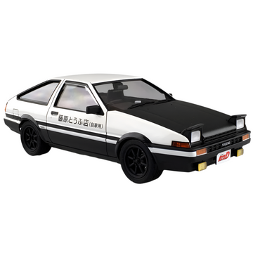 Aoshima: Initial D - Takumi Fujiwara's AE86 Trueno (Project D Ver.) 1/24 Scale Model Kit - Bards & Cards