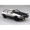 Aoshima: 1/24 Initial D - Takumi Fujiwara AE86 Trueno Comics Vol. 37 Scale Model Kit #6 - Bards & Cards