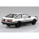 Aoshima: 1/24 Initial D - Takumi Fujiwara AE86 Trueno Comics Vol. 37 Scale Model Kit #6 - Bards & Cards