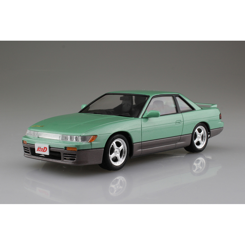 Aoshima: 1/24 Initial D - Iketani Koichiro S13 Silvia Nissan Scale Model Kit #11 - Bards & Cards